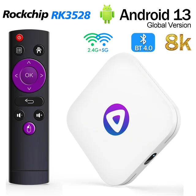H96 Max M1 Android 13 Smart TV BOX RK3528 2G+16G 4K HD WiFi Smart Media  Player