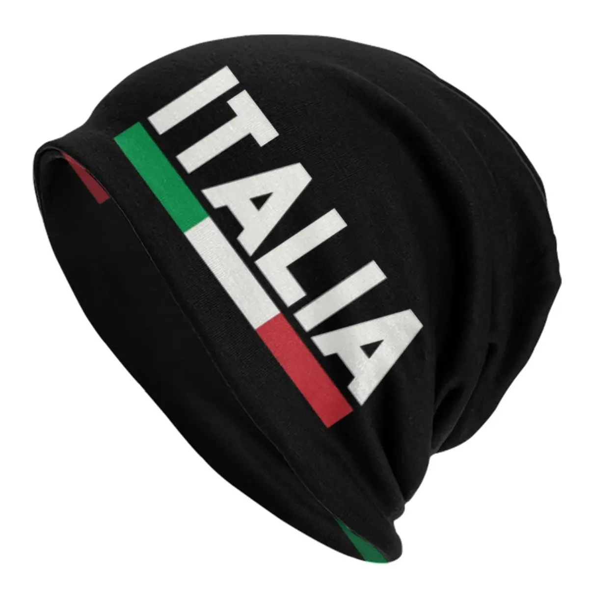 

Flag Of Italy Skullies Beanies Caps Unisex Winter Warm Knitting Hat Men Women Street Adult Italian Patriotic Bonnet Hats Ski Cap