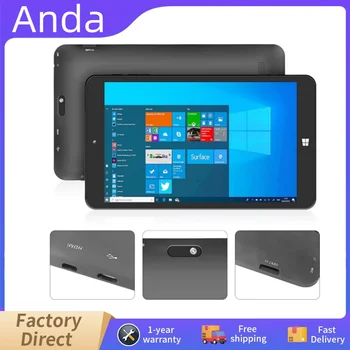 Tablet portatile Windows 10 da 8 pollici Z8300 a 64 bit 2 GB + 32 GB Quad Core per ufficio Doppia fotocamera IPS 1280 * 800 ad alte prestazioni