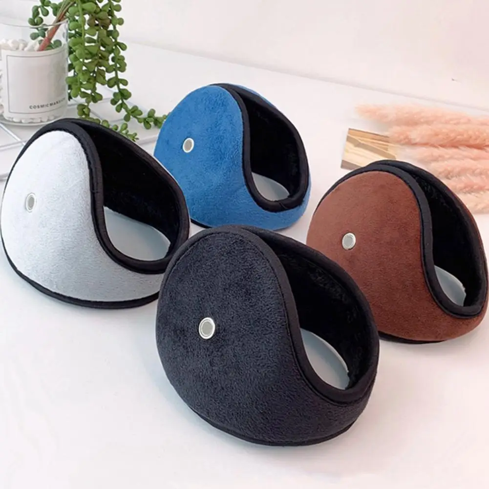 цена HOT SALES !! Winter Warm Earmuffs Solid Color Super Soft Ultra-Thick Windproof Outdoor Ear Warmer Plush Ear Covers