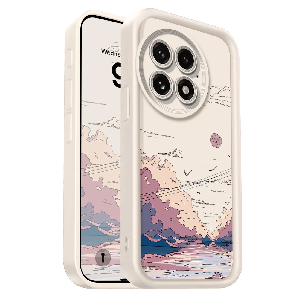 Misty River Staircase Soft Phone Case Cover