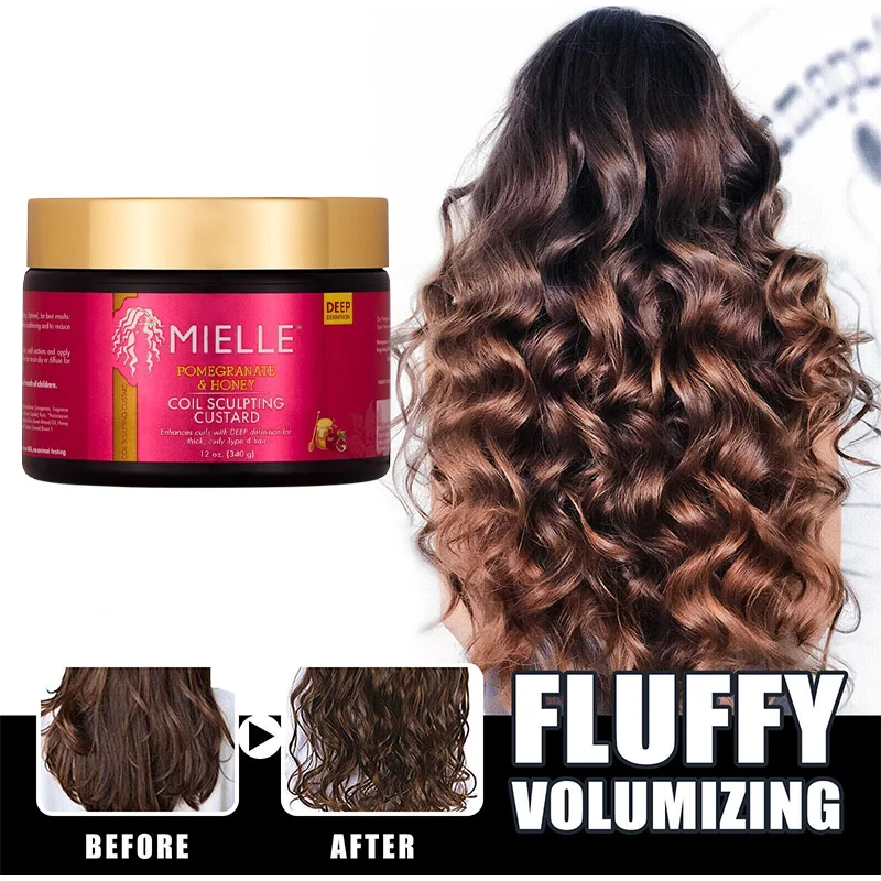 

Mielle Pomegranate & Honey Ginger Styling Gel Hair Curl Styling New 340g Hair Care For Men And Women