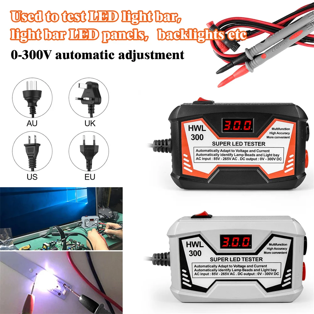 HWL300 LED Tester AC 85V-265V 18W LED TV Backlight Tester Multipurpose LED Strips Beads Test Tool Measurement Instruments 5