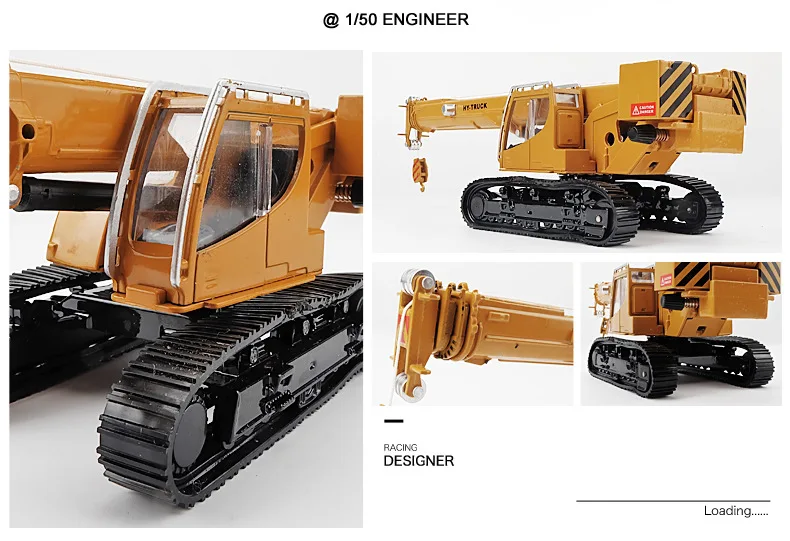 Paletli Vinç Kamyon 1/50 Diecast Model Araba 