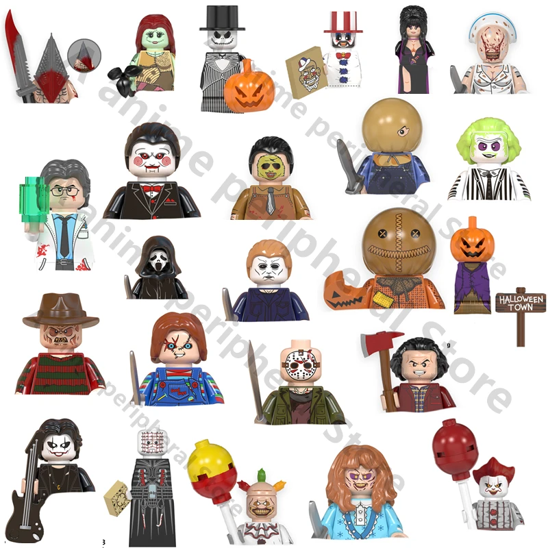 Wm6075 Halloween Horror Movie Building Blocks The Shining Silent Hill Bricks Jack Pyramid Mini Action Toy Figures Wm6101 Wm6102