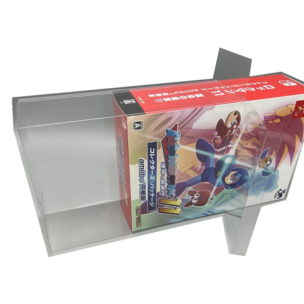 Custodia Protettiva Trasparente Per Nintendo/Amiibo/Mega Man 11 Scatole Di Raccolta Custodia Per Giochi Tep Custodia Trasparente