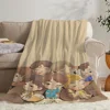 Warm Blanket Bed Cute BTS Chibi Blankets & Throw Blanket for Sofa Luxury Bedding Fluffy Soft Blankets Characters Home Interior 3