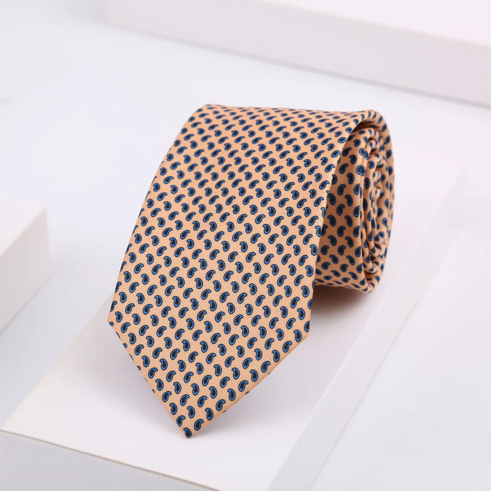 Herren-Krawatten mit Polka-Dot-Jacquardmuster für Geschäftsmänner, Weiche Neuartige Krawatte, Gravata für Hochzeiten und Partys, Krawatten für Smokings und Festliche Anlässe – Detail 18