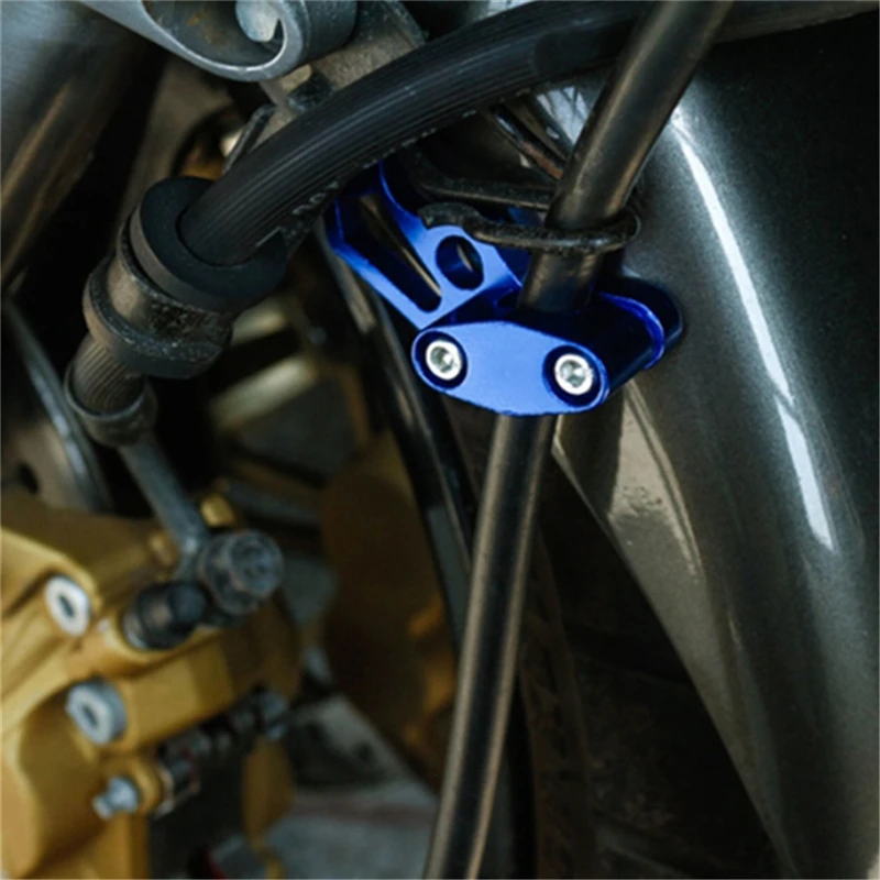

Aluminum Alloy Motorcycle Oil Tube Fixed Tubing Clamp Bicycle Frame Buckle Mountain Bike Brake Cable Sets Tube Guide Adapter