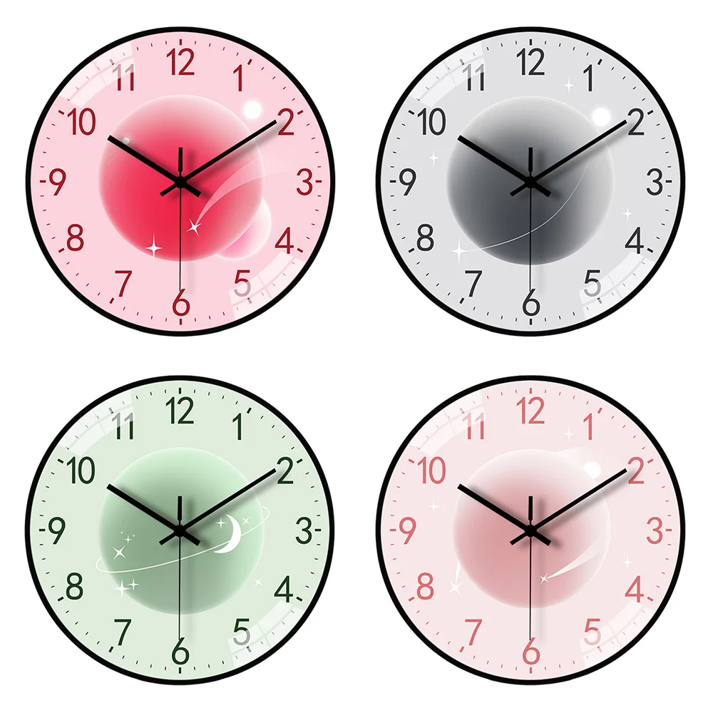 

Contemporary Wall Clock with Quiet Quartz Needle Movement