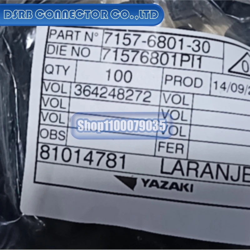 

100 шт./лот 7157-6801-30 936782-2 1062-16-0122 1563190-1 61388-1 64319-1201 6910-7663