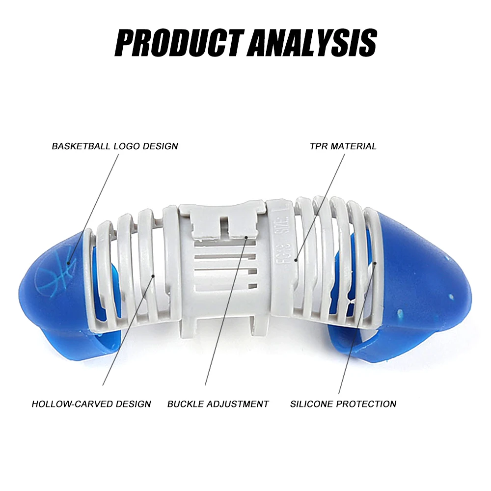 Finger Guard 1Pcs Sport Finger Guard splints Basketball Finger Protector Sport Injuries Basketball Bowling fits Index Middle
