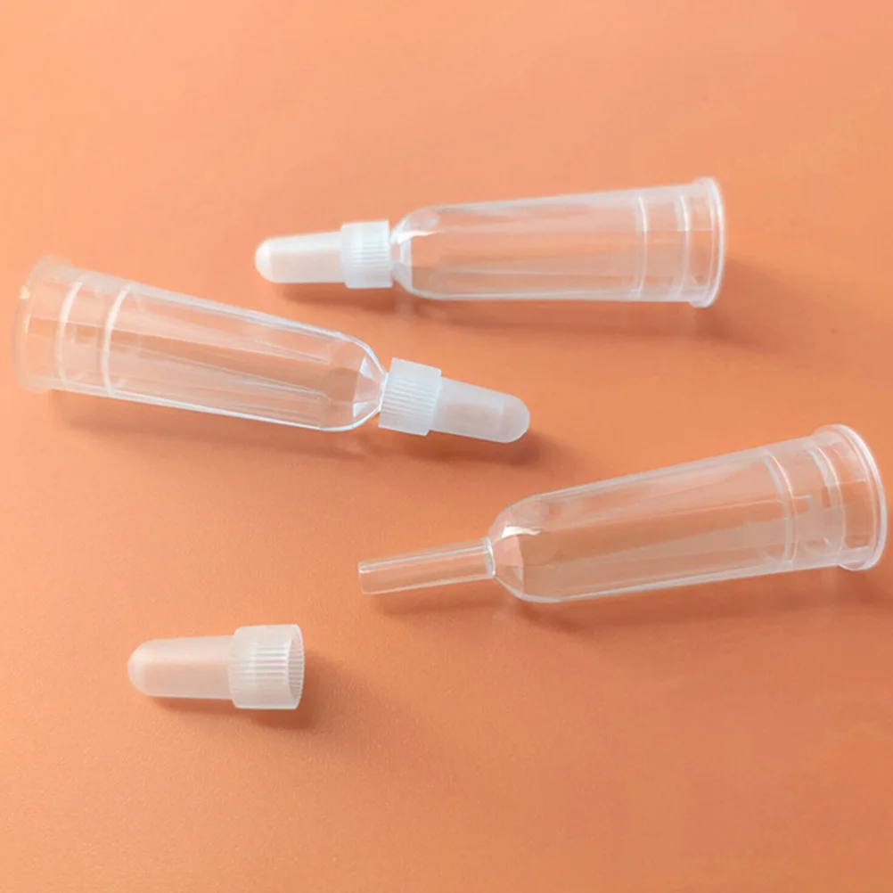 6 Pcs Ampoule Opener Ampule Bottles Tips Clear Replacement Liquids Dispensing Applicator Accessories for Dripper Shunt Caps