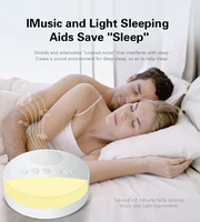 Portable White Noise Machine - USB Rechargeable Sleep Sound Player with Night Light
