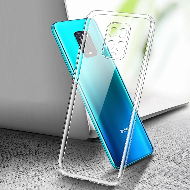 thumbnail image 1 of High Quality Clear Case for Xiaomi Redmi 9 9A 9C 9i 9T Note 9S Pro Max Transparent Soft Phone Cover Note9T AT Prime Power NFC 5G, 1 of 5