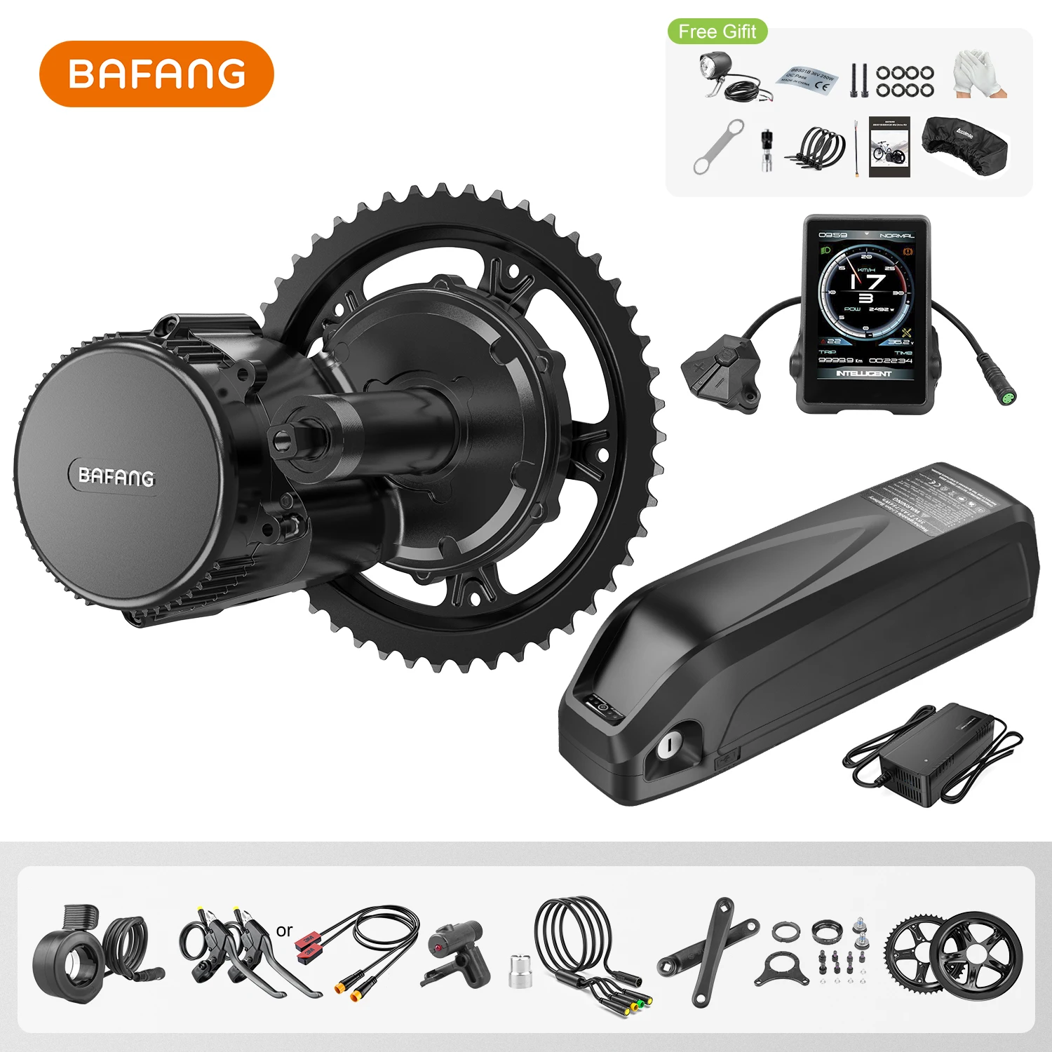 Kit Di Conversione Bici Elettrica 36V 350W Kit Motore Posteriore 26" P – YOSE POWER - Foto 6