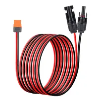 สายเชื่อมต่อพลังงานแสงอาทิตย์ 1M 3M 12AWG พร้อมหัวต่อ XT60i สำหรับเชื่อมต่อแผงโซลาร์เซลล์ สายชาร์จพลังงานแสงอาทิตย์ สำหรับเครื่องกำเนิดไฟฟ้าพลังงานแสงอาทิตย์แบบพกพา 6