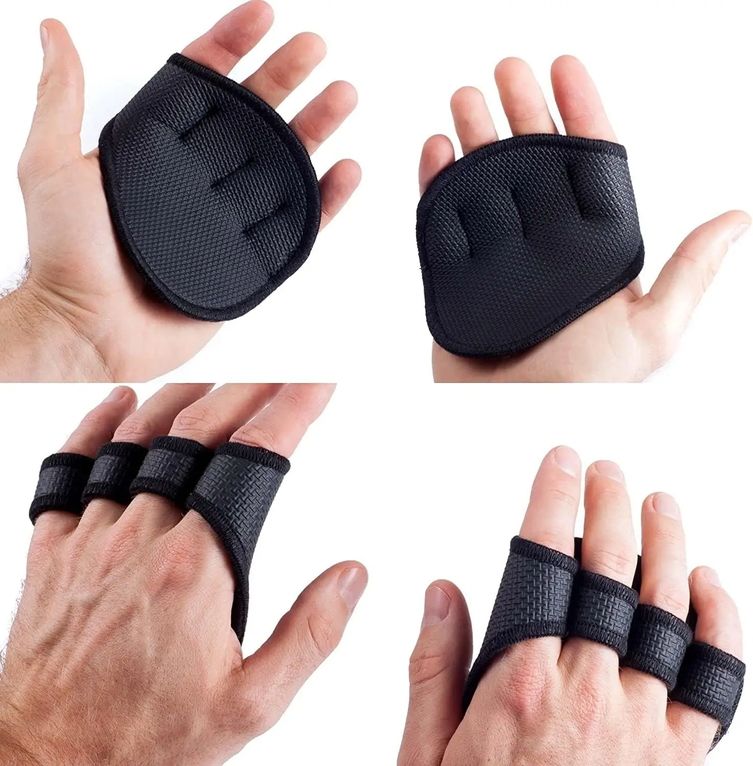 Enhanced Grip Fitness Pads - Anti-Slip Lifting and Yoga Support