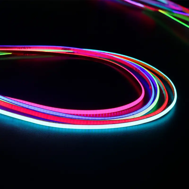 3mm Ultra Thin DC 12V Colorful COB LED Strip Lights for Home Decor DIY Blue/Pink/Red/Purple High Density LED Tape Colour - Image 5