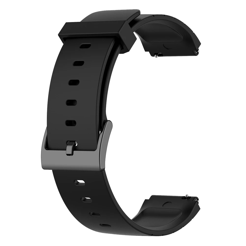

Ремешок спортивный для XIAOMI Watch Band, мягкий силиконовый сменный черный браслет для Mi Watch