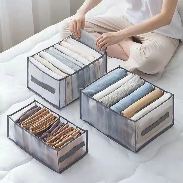 Folding Drawer Organizers Clothes Box T-shirt Leggings Jeans