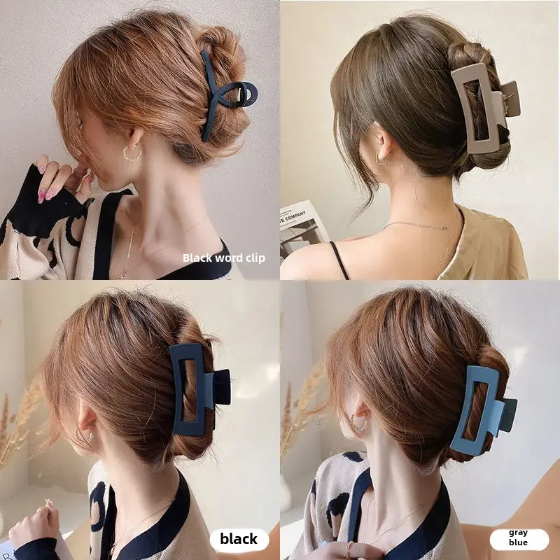 thumbnail image 1 of Pinza para el pelo de alta gama con forma de garra de tiburón grande, bonita combinación de accesorios para el pelo, venta al por mayor, envío gratuito, 1 of 5