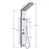 ULGKSD Full Faucet Set System LED Bathroom Showers Panel Hot&Cold Shower Column Rainfall And Waterfall Faucet Bathroom Mixer Tap 5