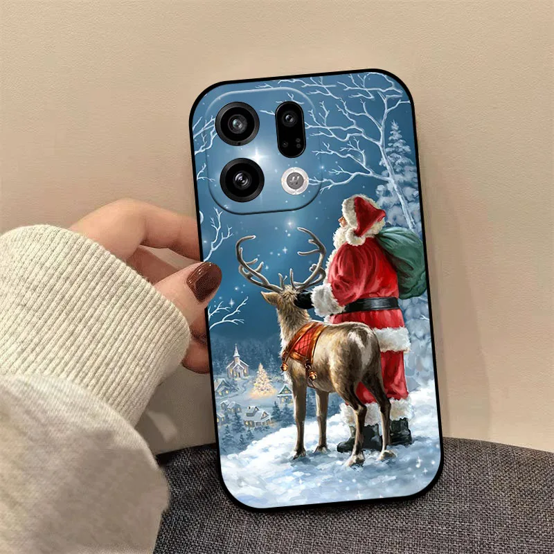 Festive Shockproof Christmas Phone Case - Soft Silicone TPU Cover