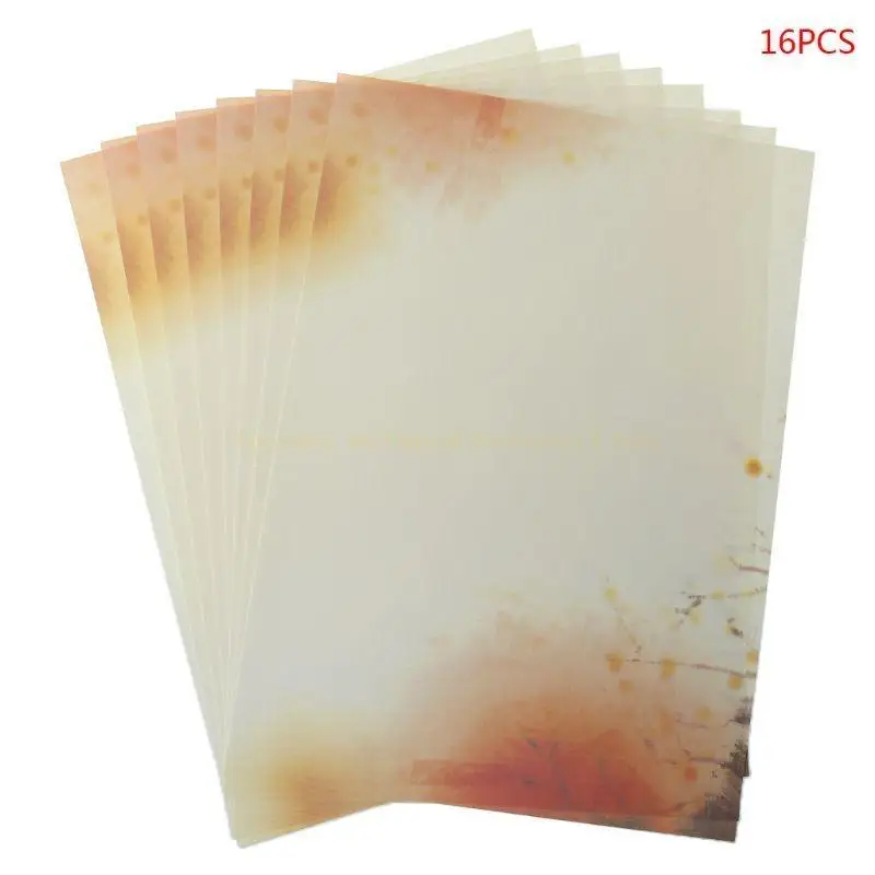16pcs/pack 아름다운 중국 스타일의 글자 종이 잉크 그림 작문 학생 st