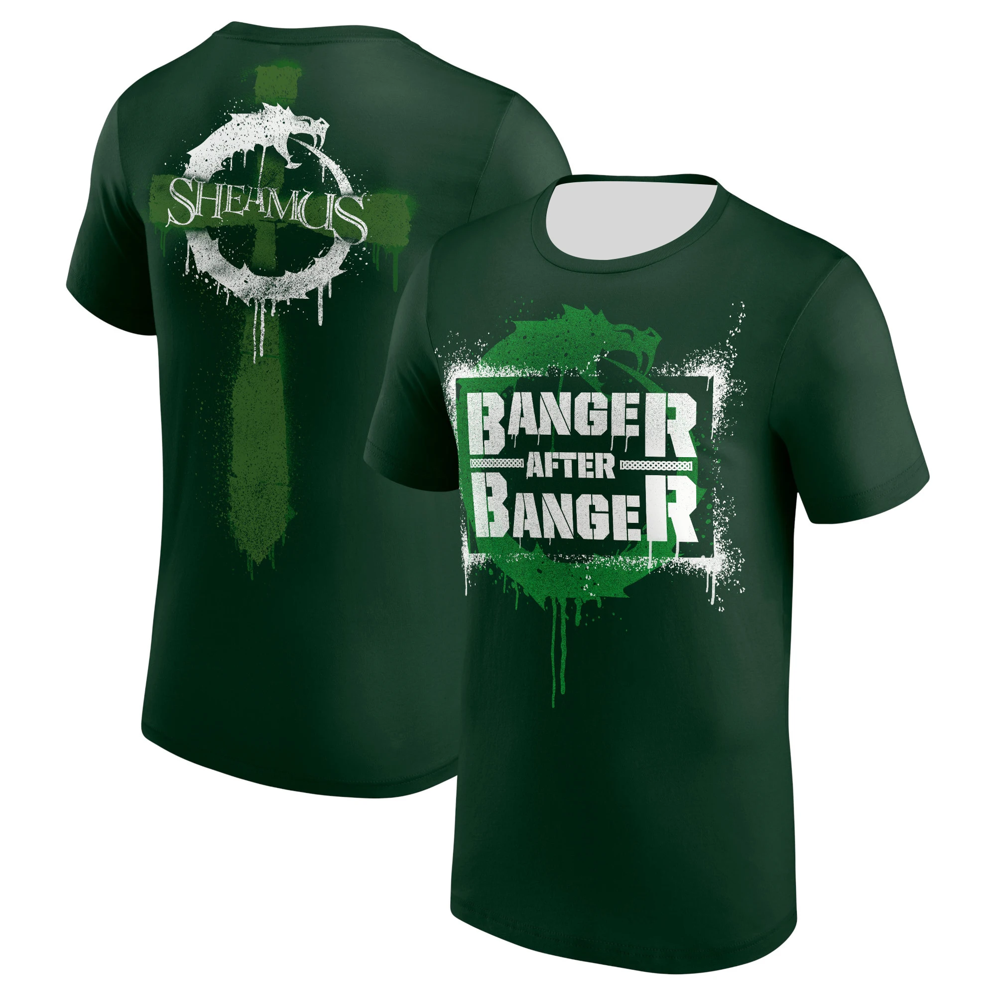 Summer Men's 3D Printed Renowned wrestler Sheamus Banger T-shirt Children's Street Sports Large size fashion Tees Men Clothing