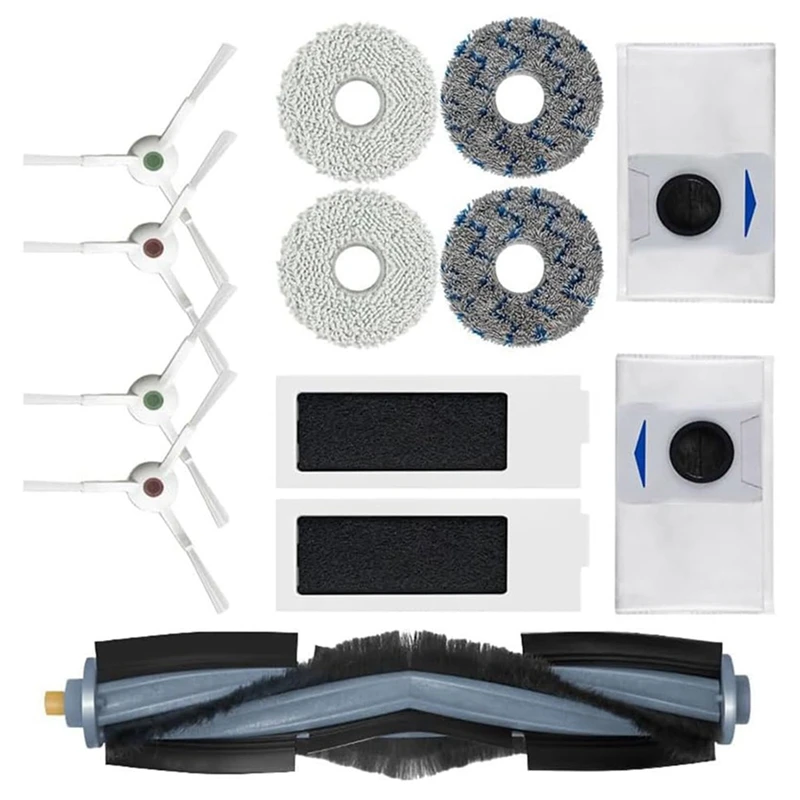 Spazzola Laterale Principale Filtro Hepa Mop Pad Sacchetti Per La Polvere Come Mostrato Plastica Per Ecovacs Deebot T20 Omni Robot Aspirapolvere