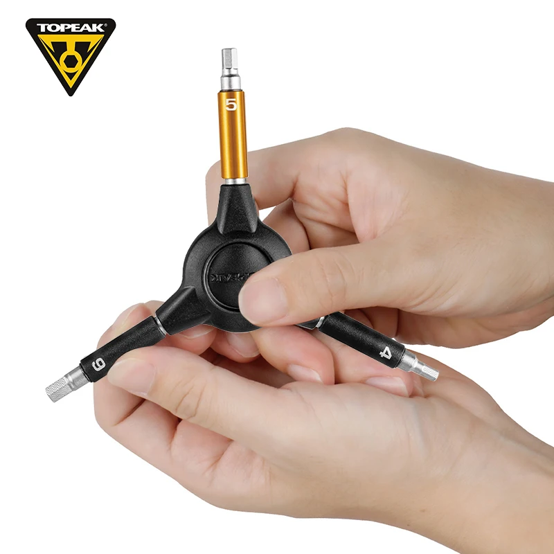 Topeak TT2598 3-way Speed Hex Wrench Bicycle Allen Key