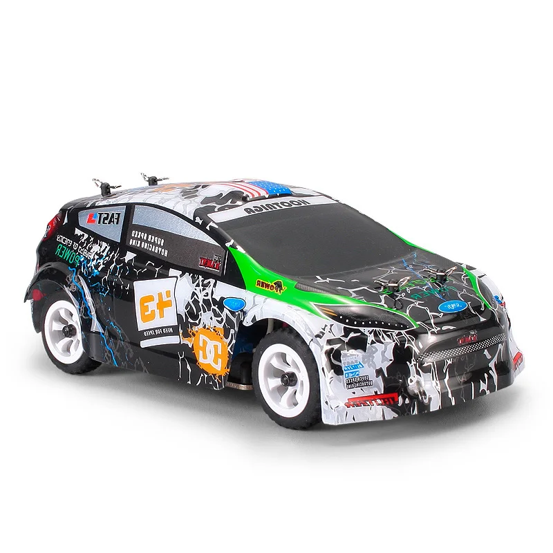 WLtoys K989 V2 LED 1/28 4WD 2.4G Mini RC Racing Car de alta velocidad