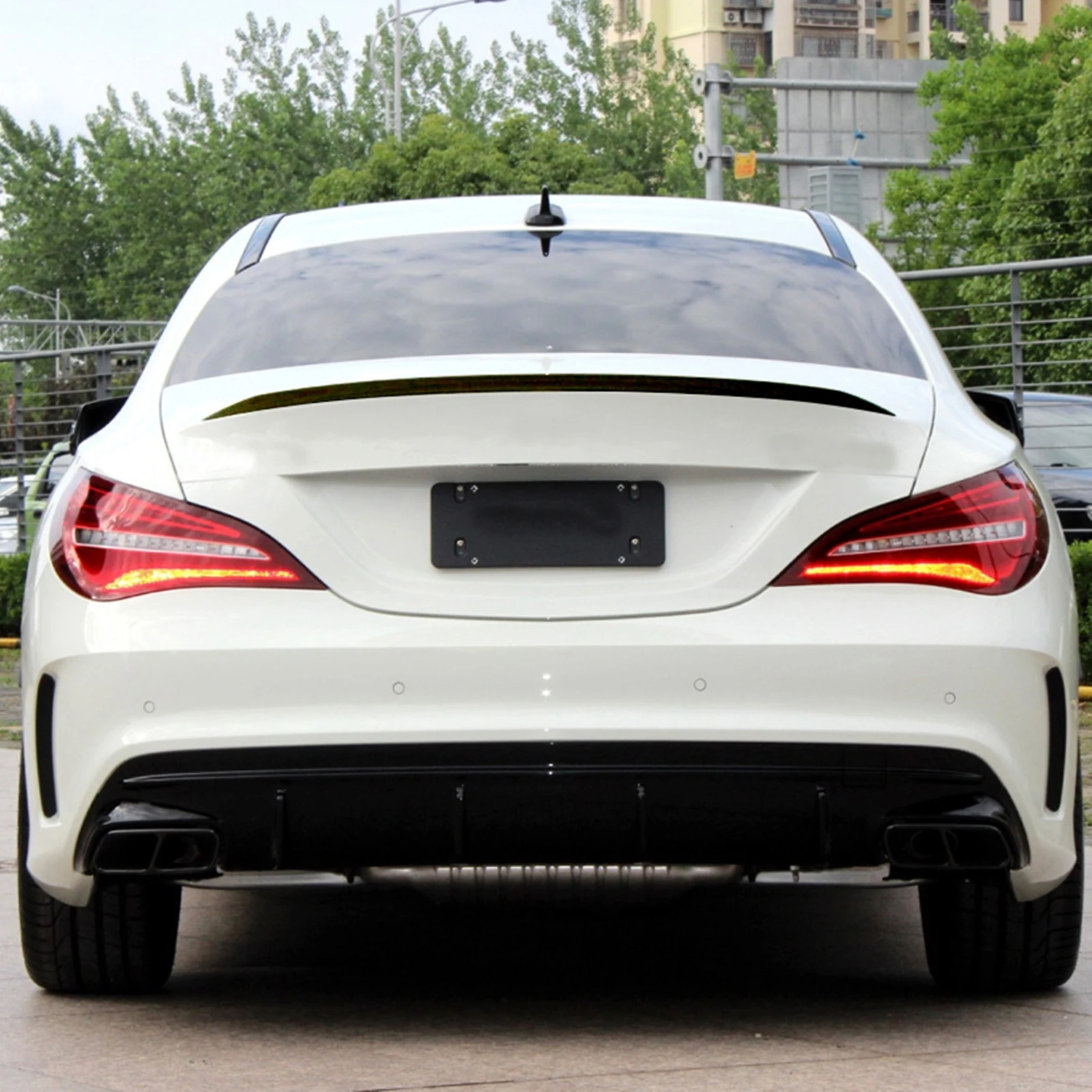 메르세데스 벤츠 CLA 클래스 W117 C117 CLA180 220 CLA250 260 CLA200 CLA45 AMG 세단 4 문짝 2013 2019 리어 트렁크 립 스포일러 윙