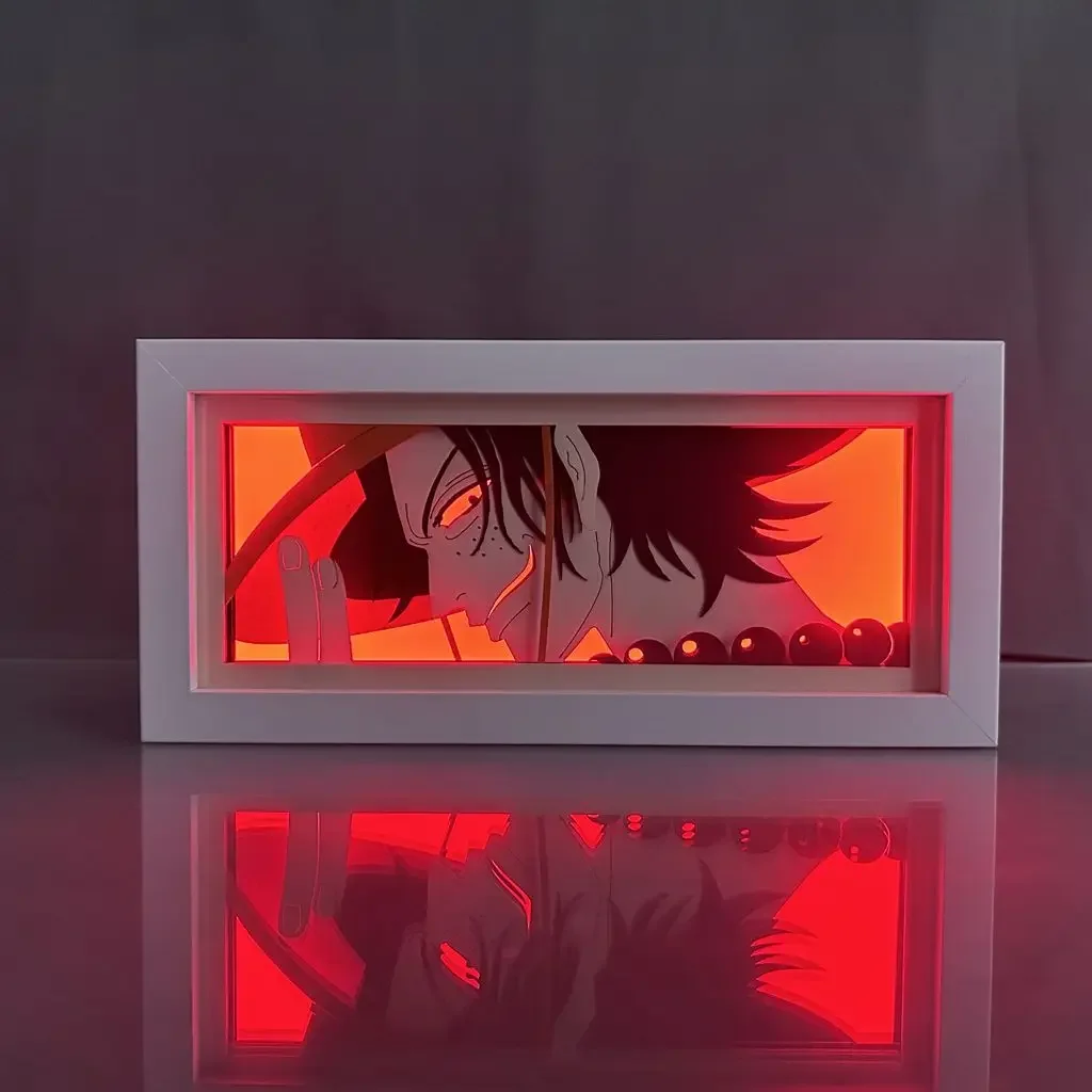 thumbnail image 1 of Nueva caja de luz LED de One Piece Zoro Gear Fifth Sun God Luffy, figura de acción, juguetes, luz de noche para dormitorio, decoración, regalo de festival de cumpleaños, 1 of 5