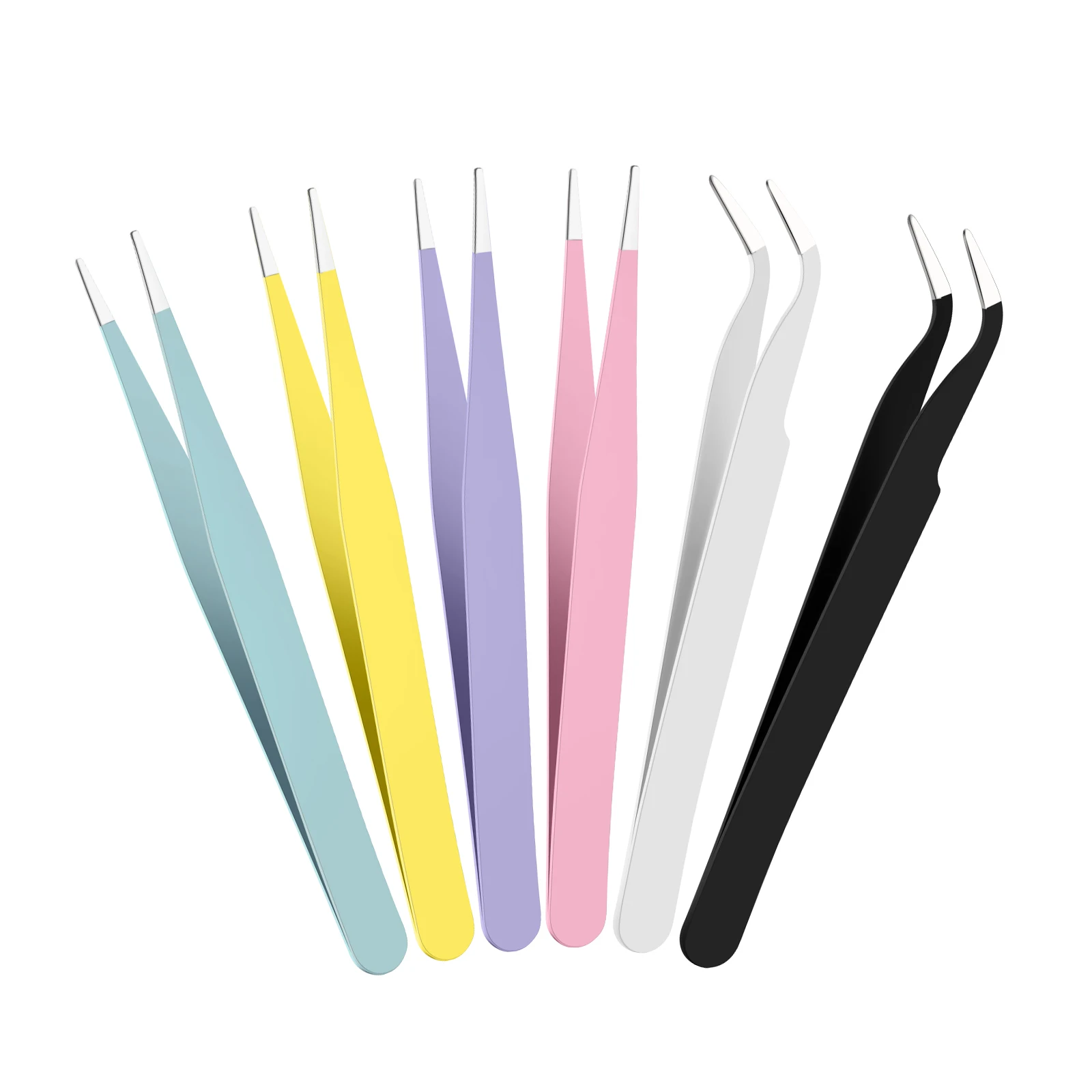 Craft Tweezers 1/2pcs Stainless Steel Straight And Curved Head for DIY Candle Making Scrapbook Handmade for craft tweezers
