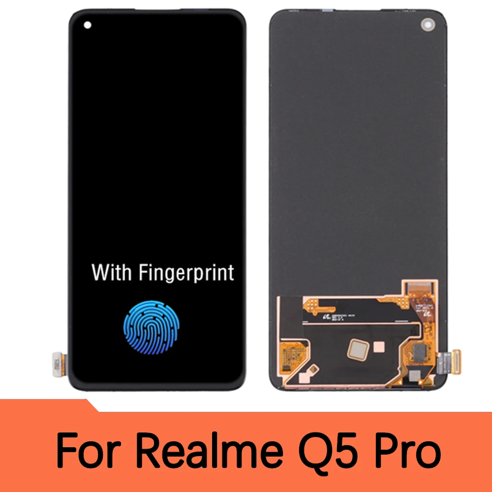 

6.62" AMOLED For Realme Q5 Pro RMX3372 LCD Display Touch Screen Digitizer Aseembly Replacement For RealmeQ5 Pro LCD