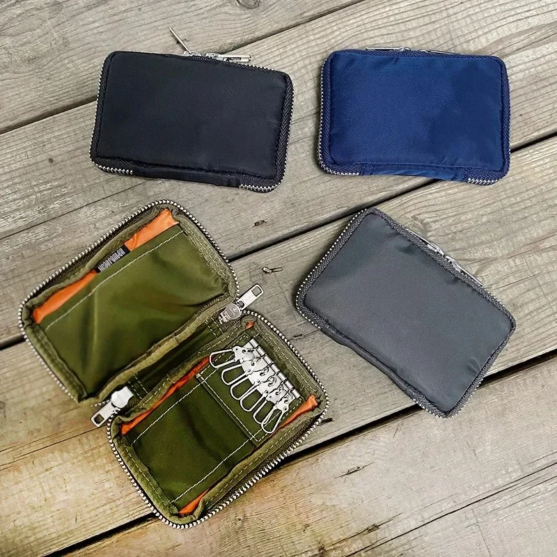 

Japan Leather Credit Card Bag Women Key House Keychain Bag Organizer Car Key Case Pouch Key case Coin wallet card case Key ring