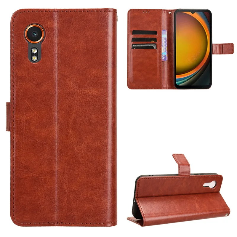 Per Samsung Galaxy Xcover 7 Luxury Flip Pu Leather Wallet Lanyard Stand Case Per Galaxy X Cover 7 Protect Phone Bags