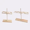 2/4 Positons 250ml Separatory Funnel Laboratory Wood Wooden Adjustable Rack Stand Holder Stand 1