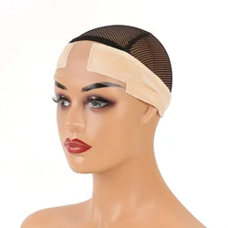 Premium Adjustable Velvet Wig Grip Band | Comfortable Lace Front Wig Holder in Various Colors (Kouband - 1beige)