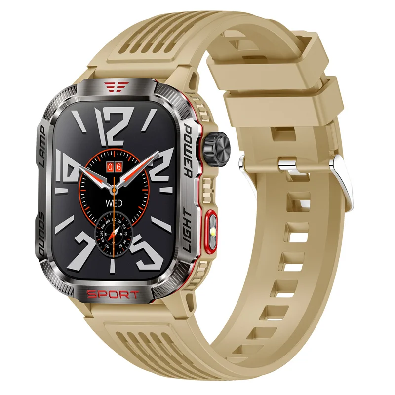 HT29 Smart Watch 2.01inch Large Screen BT Call Heart Rate Health Monitor Outdoor Sports AI Voice Assistant Smartwatch 7