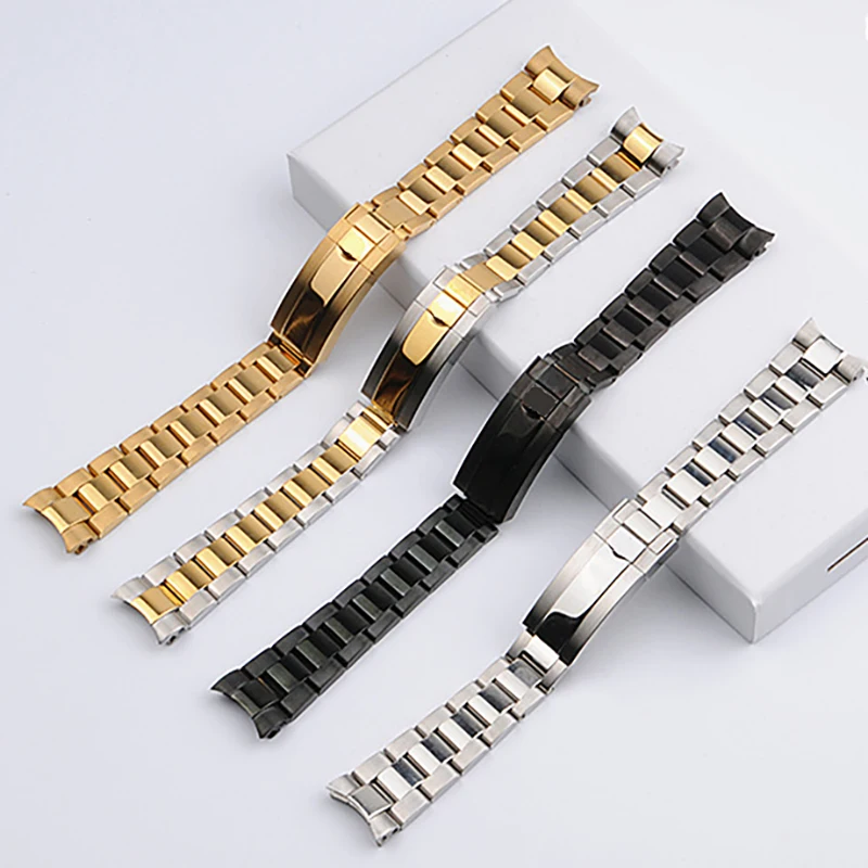 Cinturini Per Interfaccia Speciale Tipo Arco Con Fibbia Pieghevole Per Rolex Submariner Green Black Water Ghost Cinturino Per Orologio Impermeabile Da