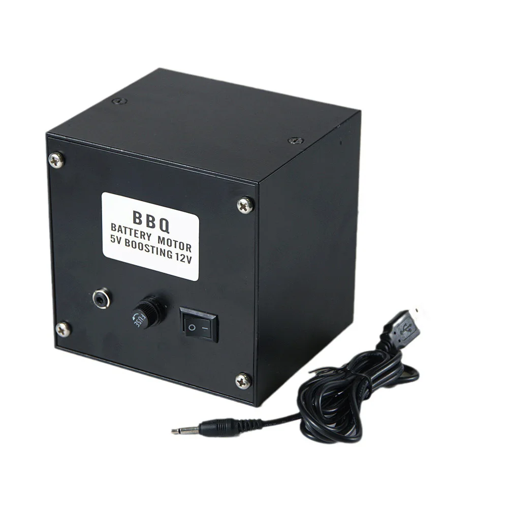 12V Rotating Motor 30KG Spit Rotisserie Motor for Roasting Furnace Roasted Lambs Piglets Chicken Motor USB BBQ Grill Motor 6