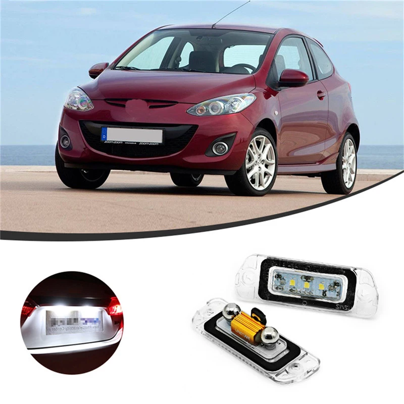 Лампочка для номерного знака Mercedes Benz W164 X164 W251 ML GL R Class, аксессуары, белая, 6000K, сменная лампа