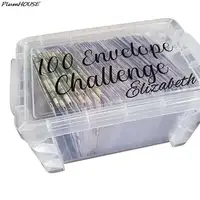 100 Envelope Challenge Box Set, Easy And Fun Way To Save $10,000 Money, Envelopes Money Saving Challenge, Savings Challenges 1