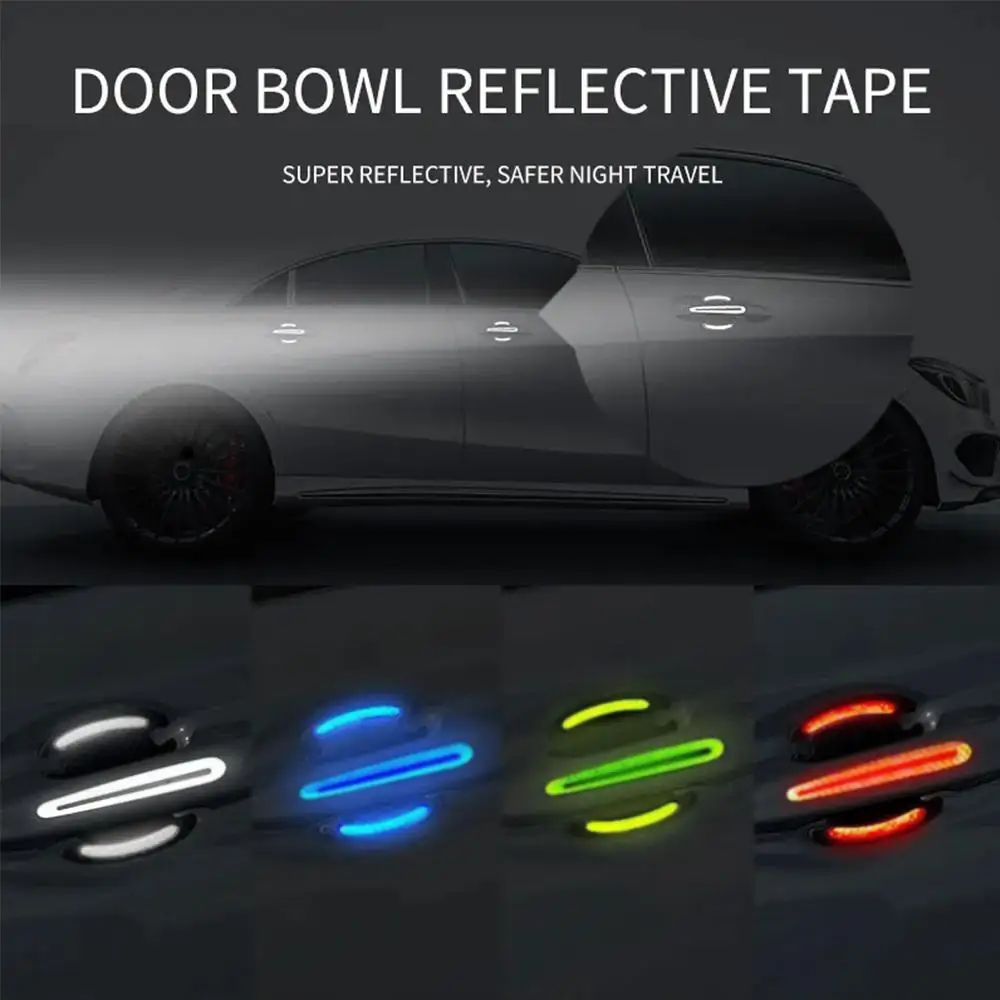 

Car Reflective Warning Sticker Car Body Obstruction Strip Scratch Car Trunk Anti-collision Warning Anti-collision Reflectiv P2M6