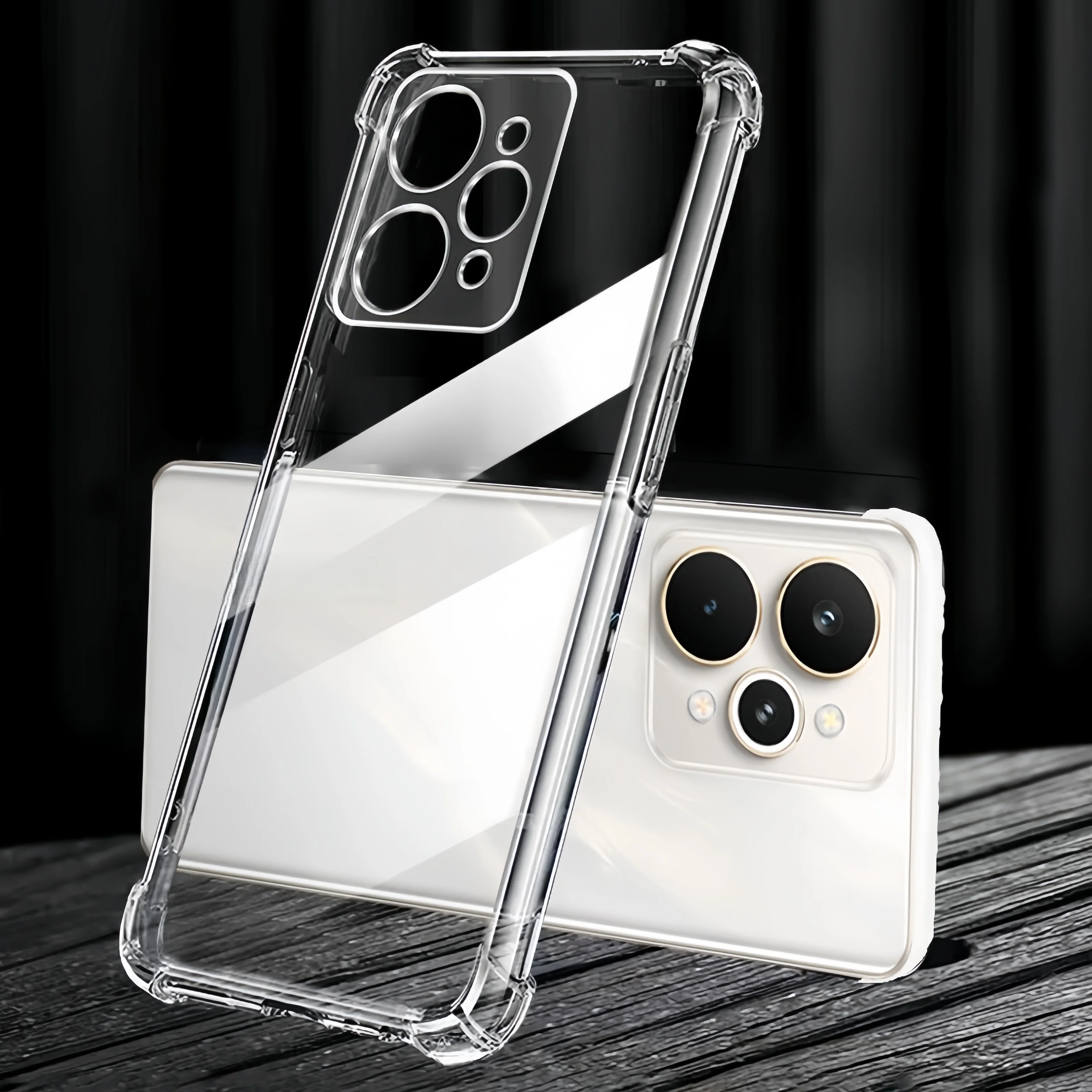 Clear Shockproof Transparent TPU Phone Case