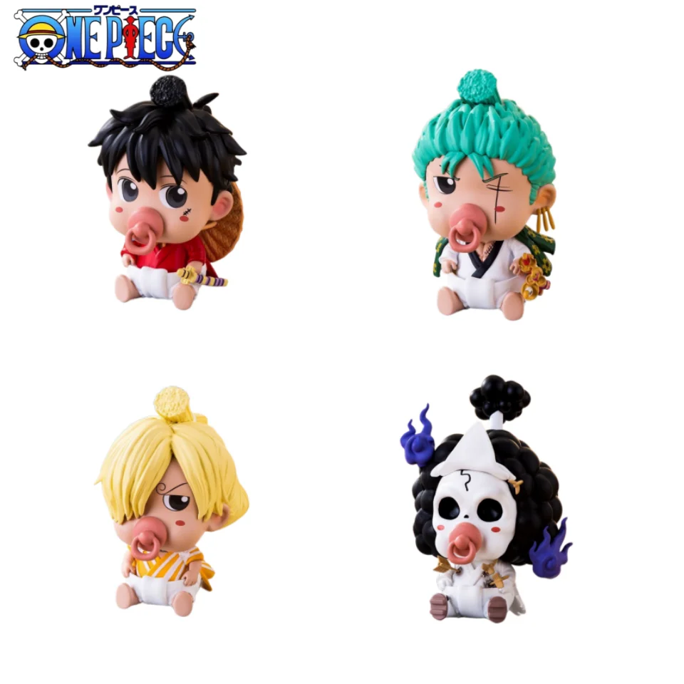 

One Piece figure Luffy Sauron Sanji Brook baby special Kawaii funny creative decoration exquisite hand-made toys surprise gift