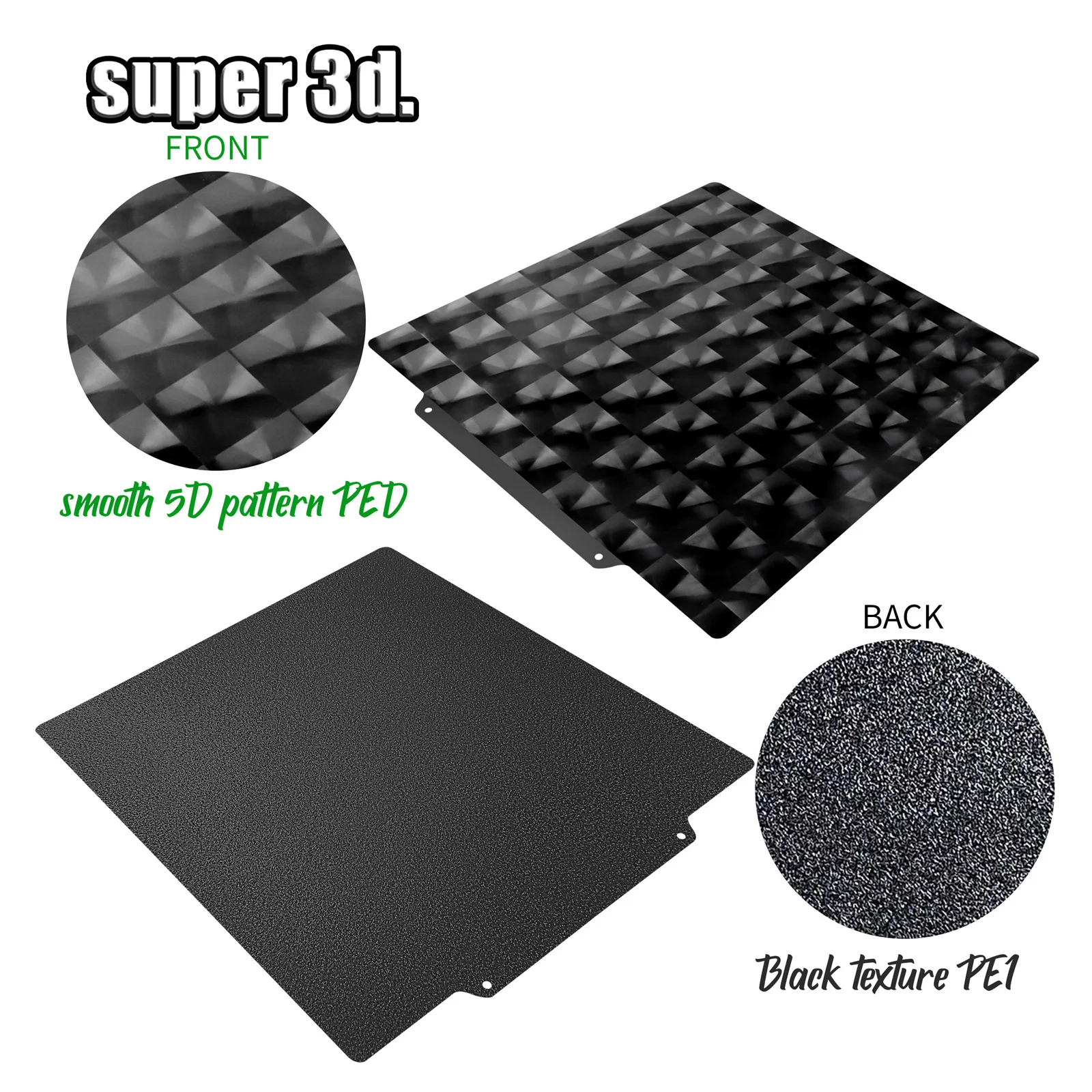 Double Side Magnetic Build Plate 235x235mm PEI Spring Sheet PEO PET PEY H1H  Plate Heated Bed for Ender 3 Pro Ender 3 S1 5 CR20